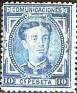 Spain - 1876 - Personajes - 1/4 CTS - Azul - Characters, Alfonso XII - Edifil 175 - Alfonso XII - 0